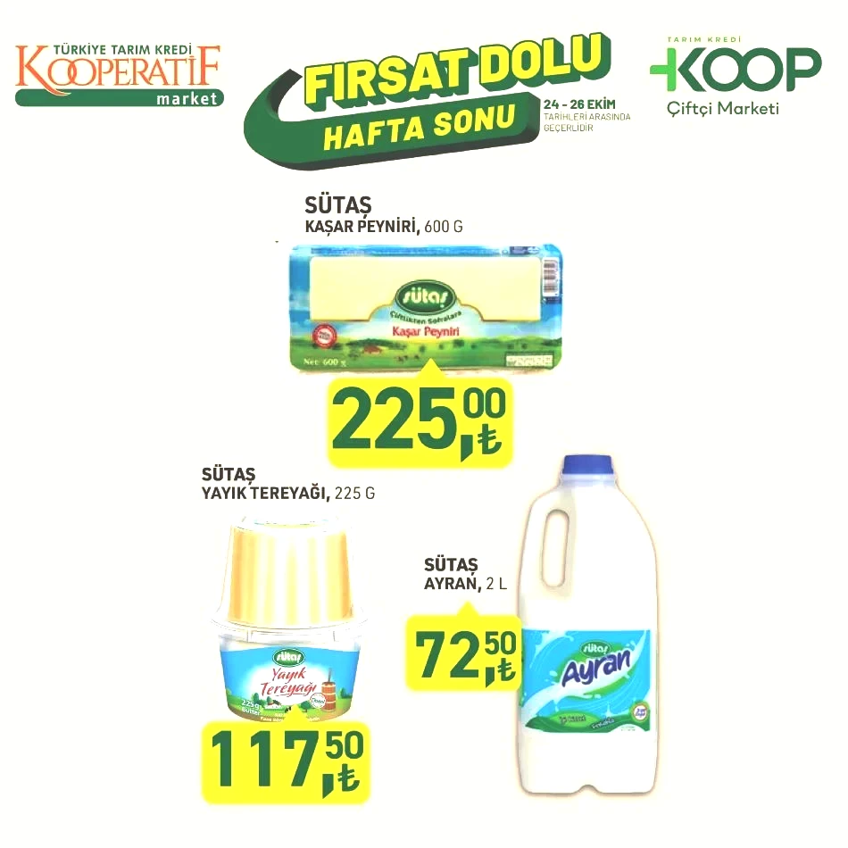 Tarım Kredi Kooperatif Market katalog fırsatları: 41 üründe indirim rüzgarı 24-26 Ekim 2025 Tarım Kredi Market indirimli ürünler broşürü Tarım Kredi Kooperatif Market katalog fırsatları: 41 üründe indirim rüzgarı 24-26 Ekim 2025 Tarım Kredi Market indirimli ürünler broşürü