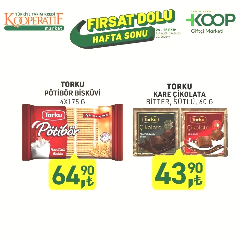 Tarım Kredi Kooperatif Market katalog fırsatları: 41 üründe indirim rüzgarı 24-26 Ekim 2025 Tarım Kredi Market indirimli ürünler broşürü Tarım Kredi Kooperatif Market katalog fırsatları: 41 üründe indirim rüzgarı 24-26 Ekim 2025 Tarım Kredi Market indirimli ürünler broşürü